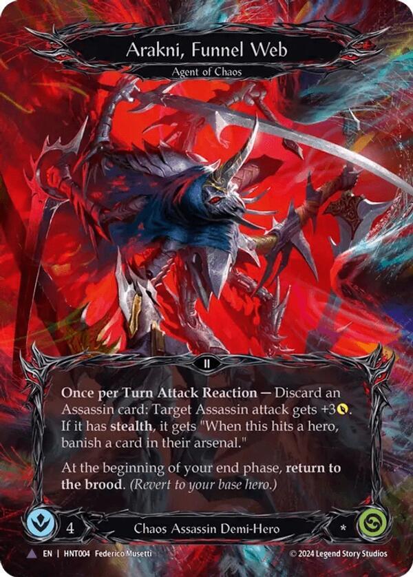 Arakni, Funnel Web (Marvel) - The Hunted - Flesh and Blood TCG