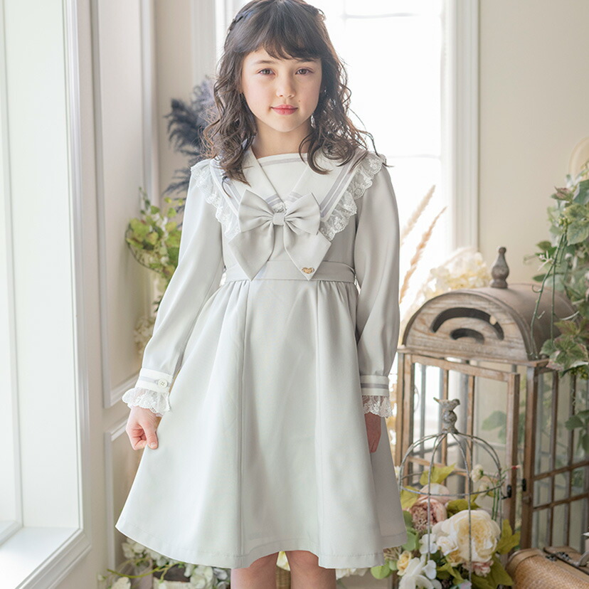 楽天市場】【入学準備セール目玉】女の子 レース使いのセーラー