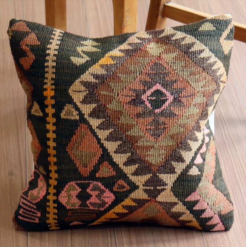 楽天市場】オールドキリム クッションカバー 41×40cm カルス・イーブル