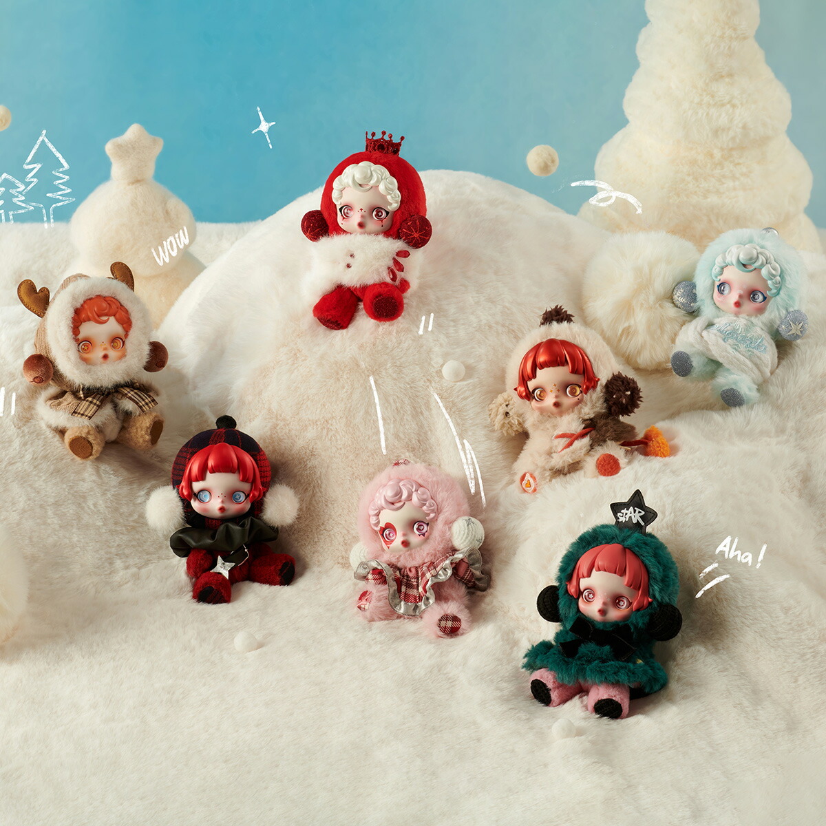 楽天市場】SKULLPANDA Winter Symphony シリーズ ぬいぐるみペンダント