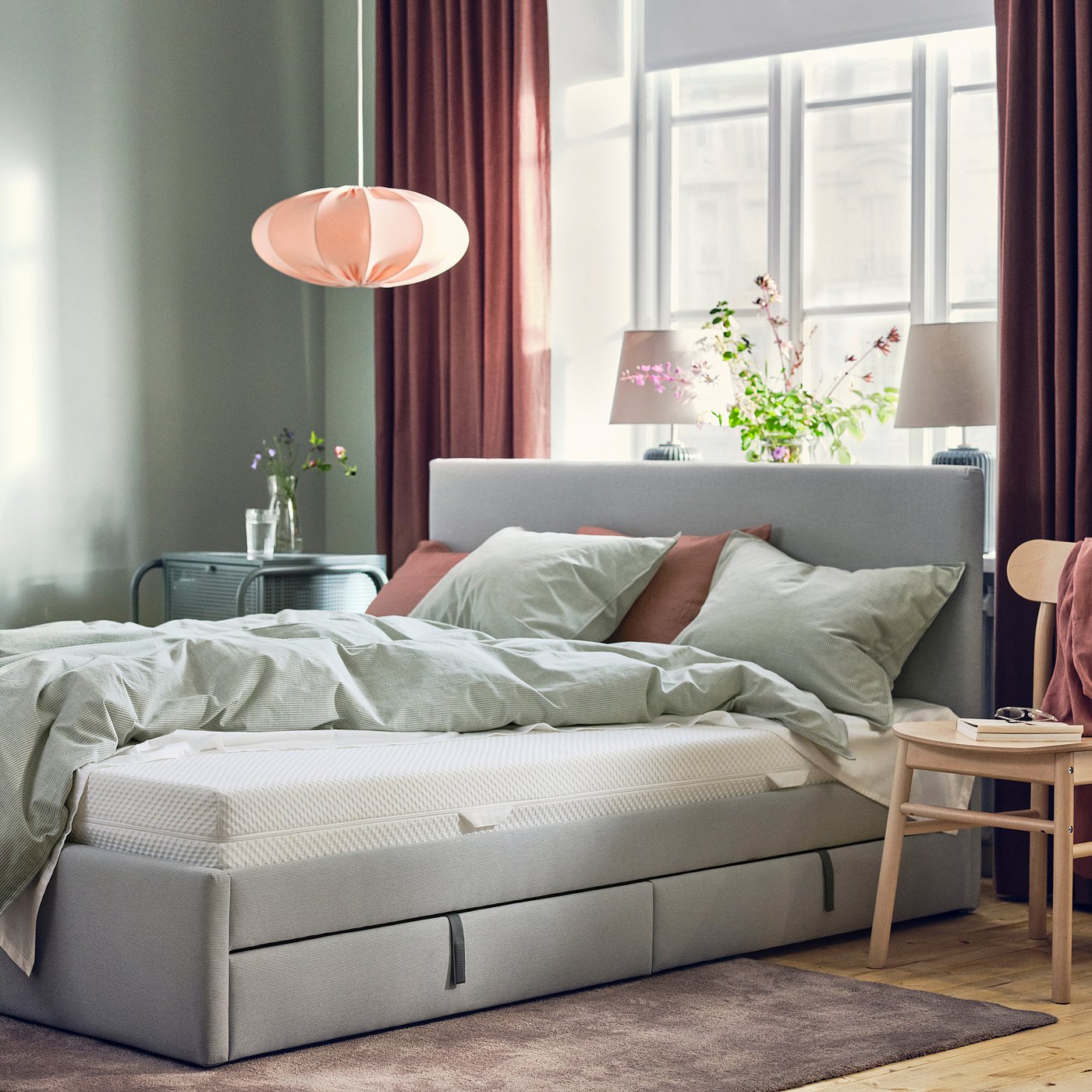 ÅBYGDA foam mattress, firm/white, Queen - IKEA