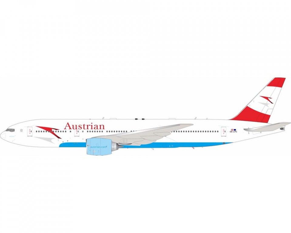 www.JetCollector.com: Austrian Airlines B777-200ER w/stand OE-LPC