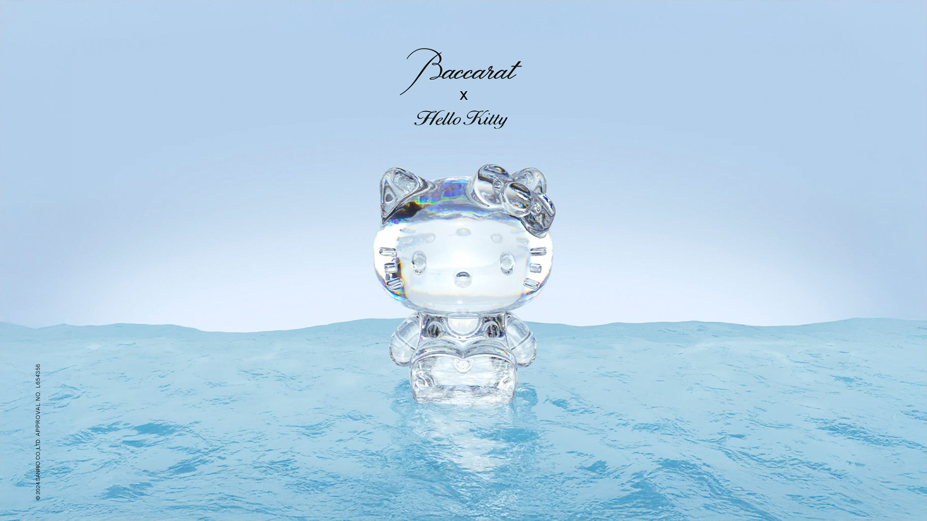 BACCARATからハローキティ50周年を記念したクリスタルオーナメントが