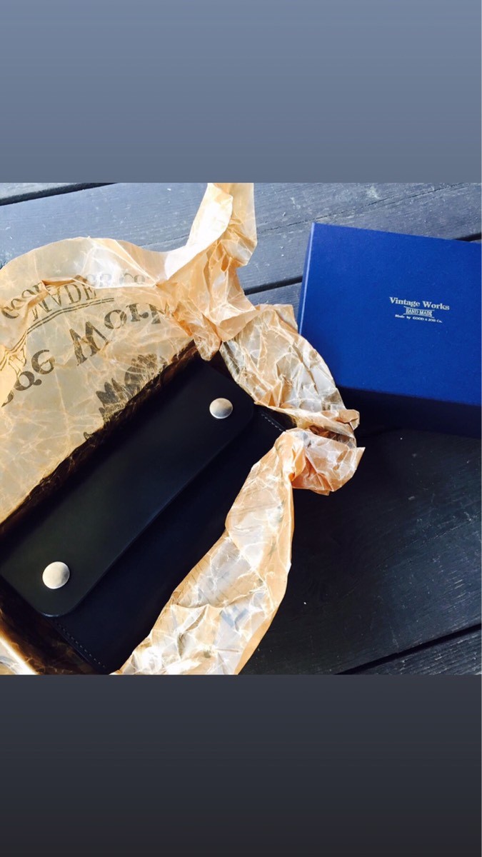 ビンテージワークス レザーウォレット ロング 財布 ブラック