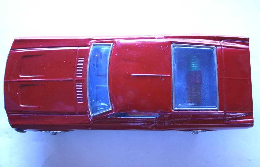 Taiyo Japan 60's Ford Mustang Mach1 Battery Operated 10 inches (25