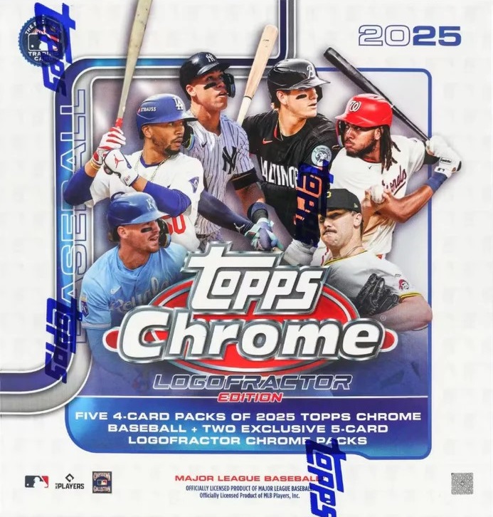 製品情報】MLB 2025 TOPPS CHROME BASEBALL LOGOFRACTOR MEGA BOX