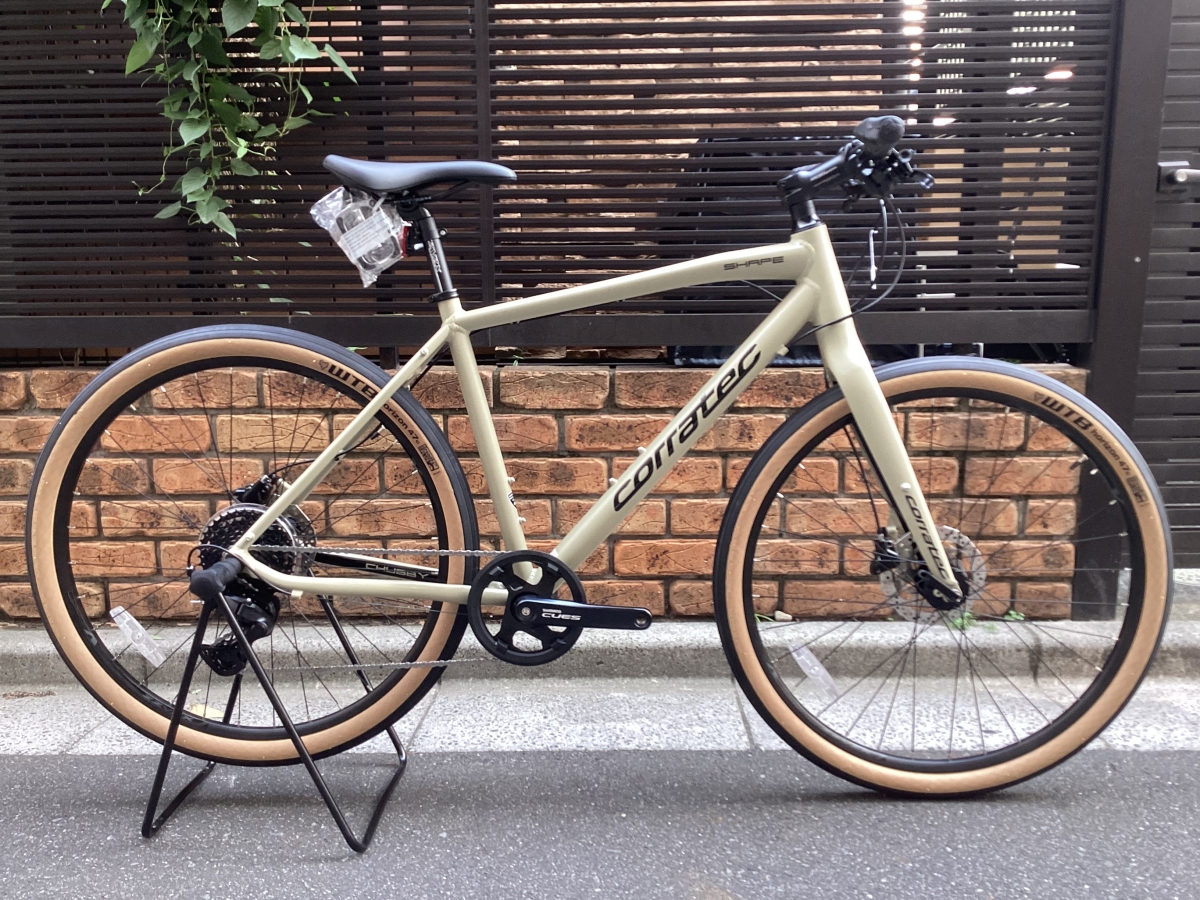 シマノCUESを搭載したCORRATECの2025年新作クロスバイク“SHAPE CHUBBY