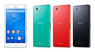 ドコモ、4.6型「Xperia Z3 Compact SO-02G」を12日発売。「ARROWS Tab