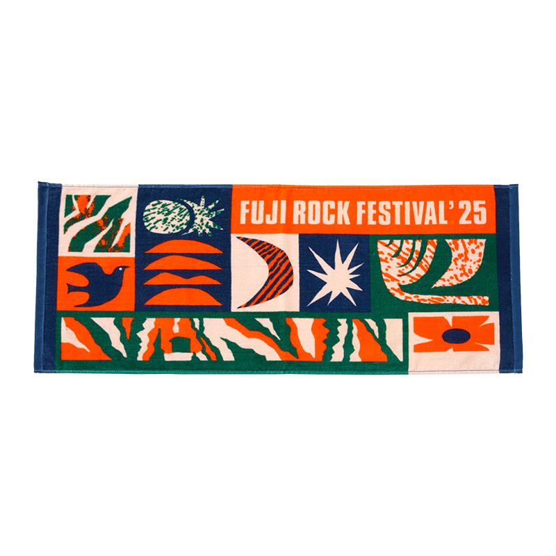 FUJI ROCK'25 ビジュアルフェイスタオル - FUJI ROCK FESTIVAL
