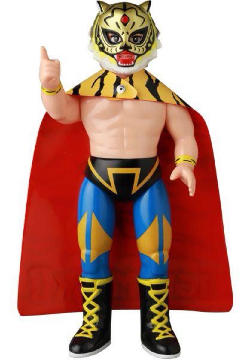 新品未開封】メディコムトイ SFS 初代タイガーマスク（初期ゴールド版