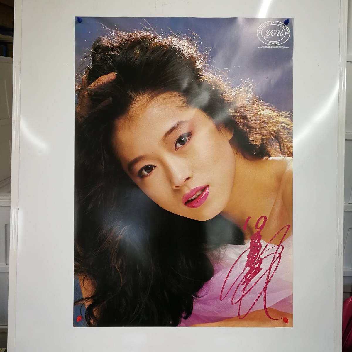 Yahoo!オークション - t0617 中森明菜 告知ポスター 「ORIENT YOU」オ