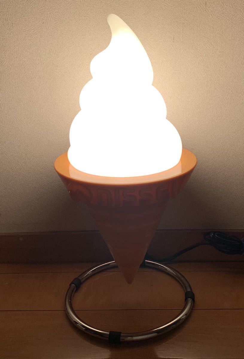 レア 非売品 美品 NISSEI ニッセイ 日世 ソフトクリーム 卓上 看板