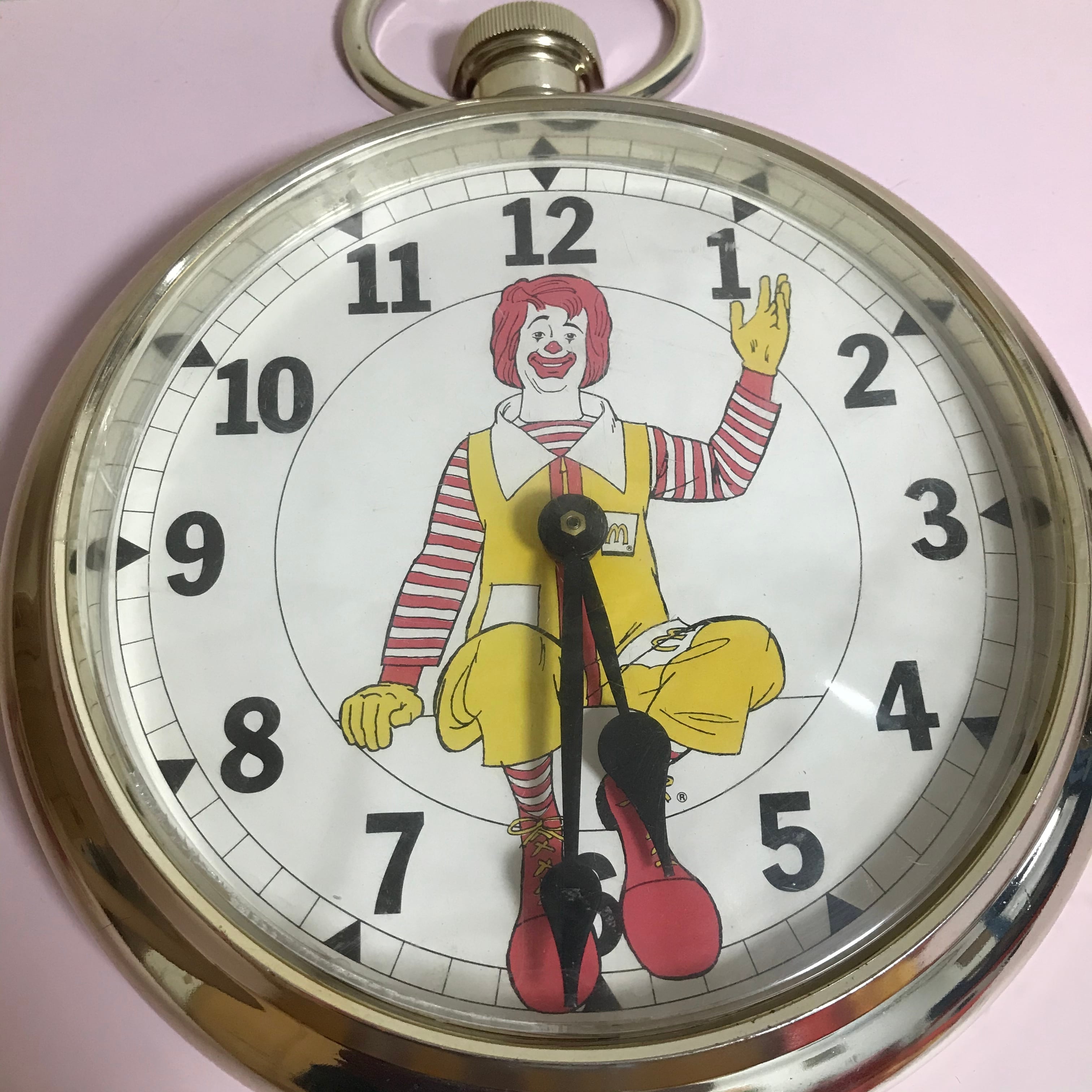 80's マクドナルド プレイランド 実働 ヴィンテージ壁掛け時計
