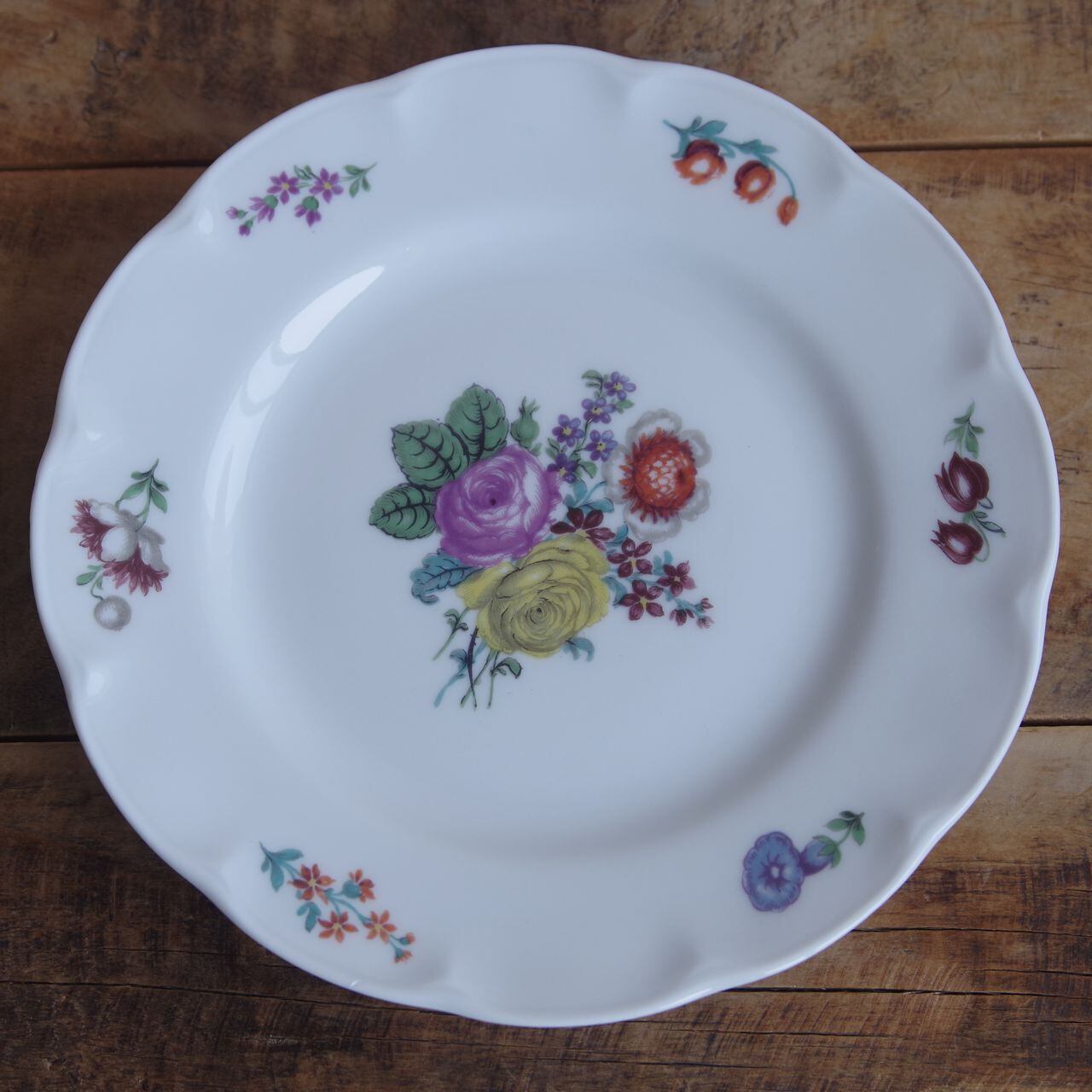 リモージュ セオドール アビランド 花柄 デザートプレート ケーキ皿