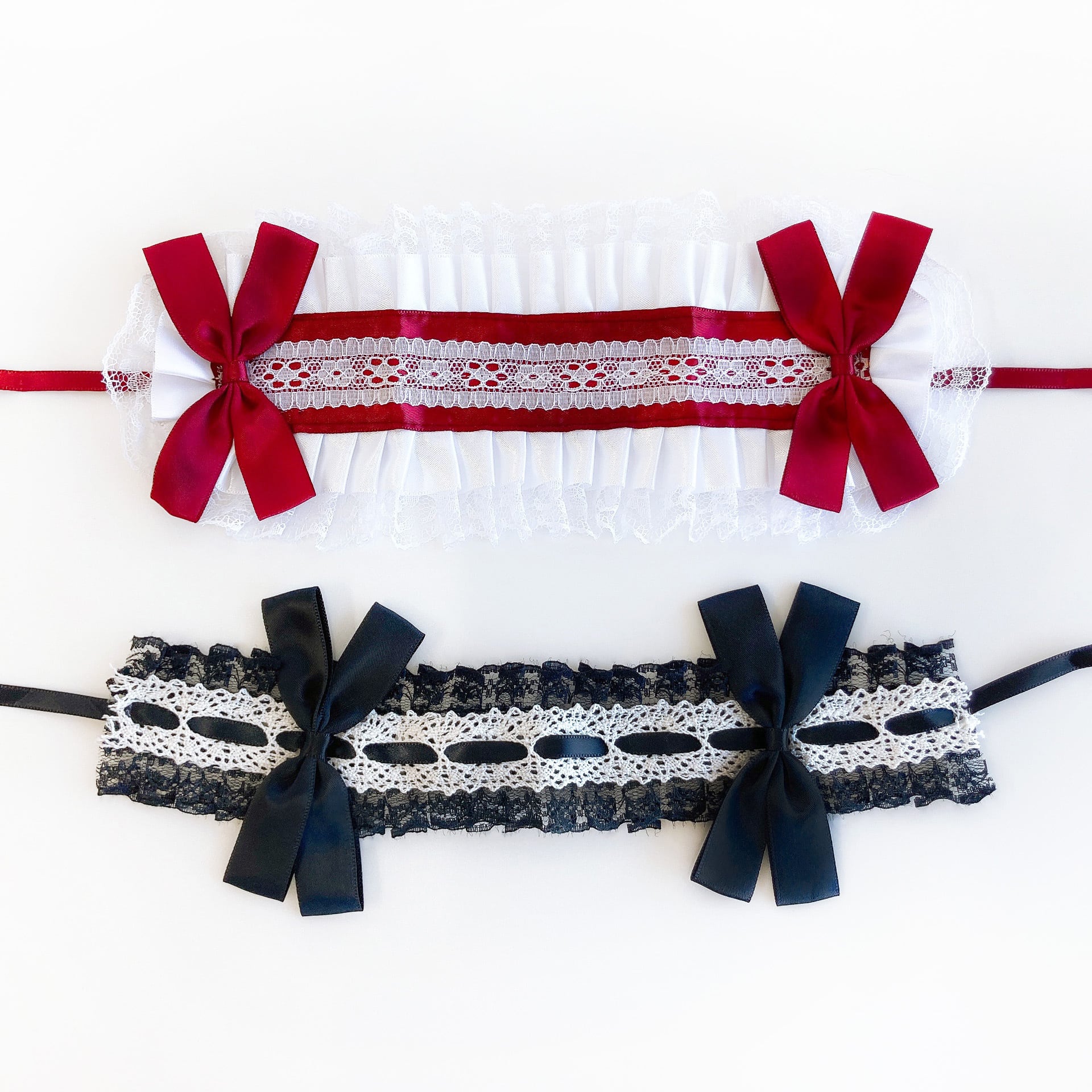 1L-141【20cm】リボンとレースのヘッドドレス | Little Closet │ ぬい