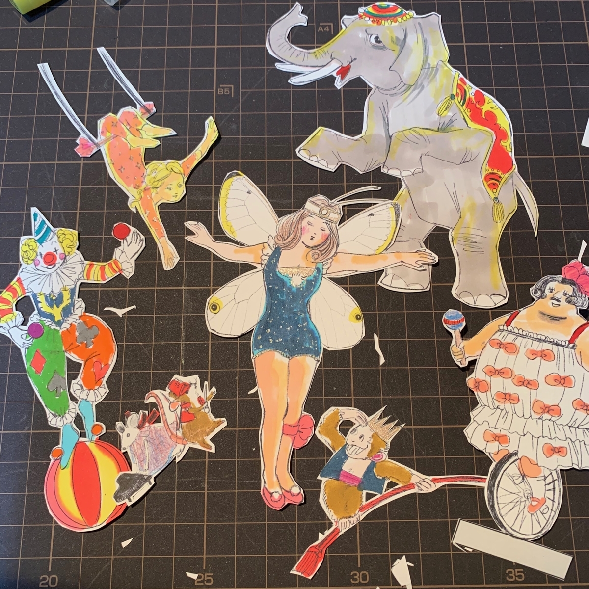 オリジナルシャドーボックスを作りたい、経過報告 - なる子とマーナル☆