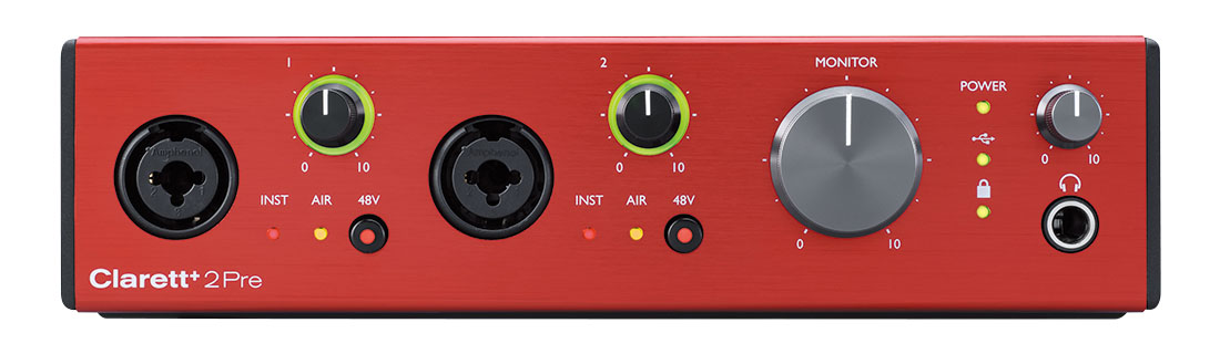 FOCUSRITE Clarett+ Series〜歌録りに効果的なオーディオ