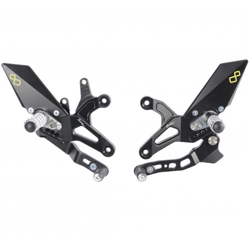Lightech Version R Rearsets Reverse Shift Kawasaki ZX6R 2005-2025