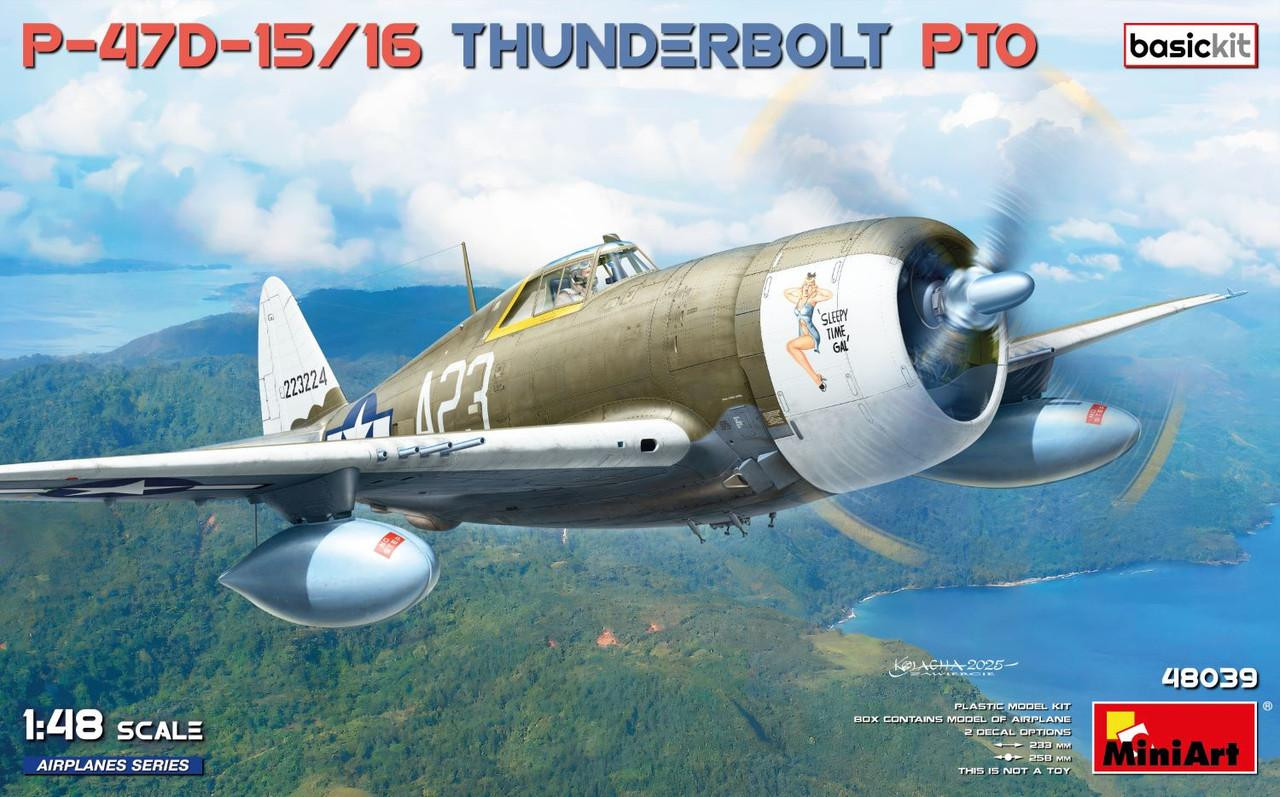 1/48 Miniart P-47D-15/16 Thunderbolt PTO Razorbacks (Basic Version