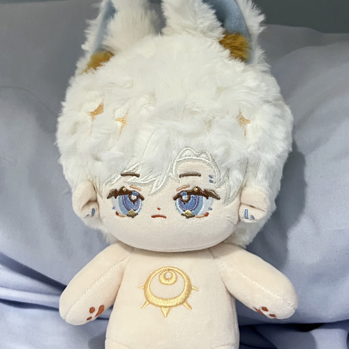 20cmぬいぐるみ 白髪ぬいちゃん ＜ガリア＞ ぬいぐるみ 着せ替え人形