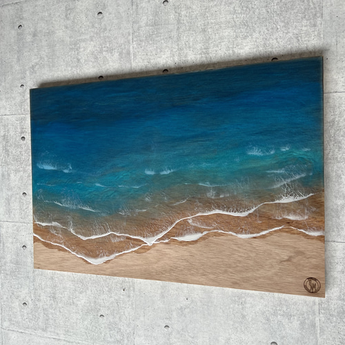 レジンアート 海アート エポキシレジンアート インテリア 壁掛け