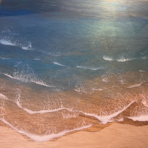 レジンアート 海アート エポキシレジンアート インテリア 壁掛け