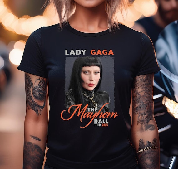 Lady Gaga Mayhem Ball Tour PNG: T-shirt Sublimation Design