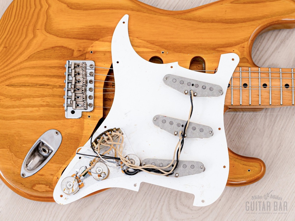 1986 Fender '72 Stratocaster ST72-115 Natural w/ Pure Vintage '65