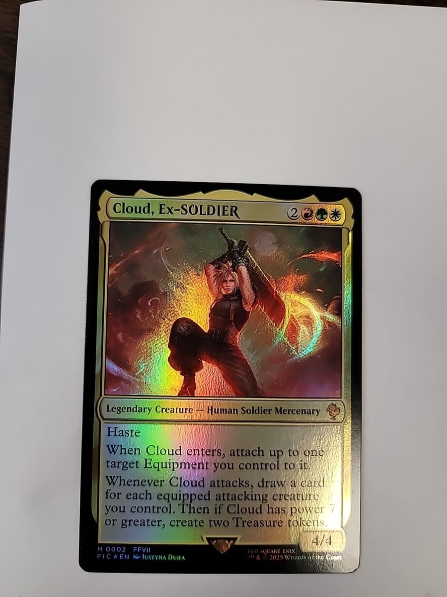 Cloud, Ex-SOLDIER (Surge Foil) Commander: Final Fantasy Foil | eBay