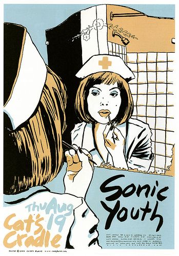 Sonic Youth ポスター ライブ Uncle Charlie Sonic Youth ポスター