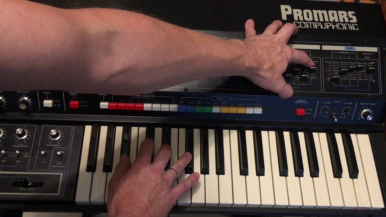 Roland Pro-Mars Vintage Analog Synthesizer Demo - YouTube