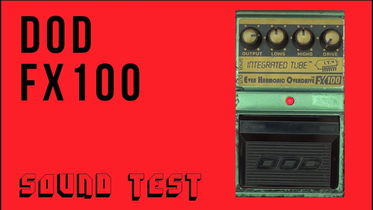 DOD FX100 Integrated Tube (Review) - YouTube