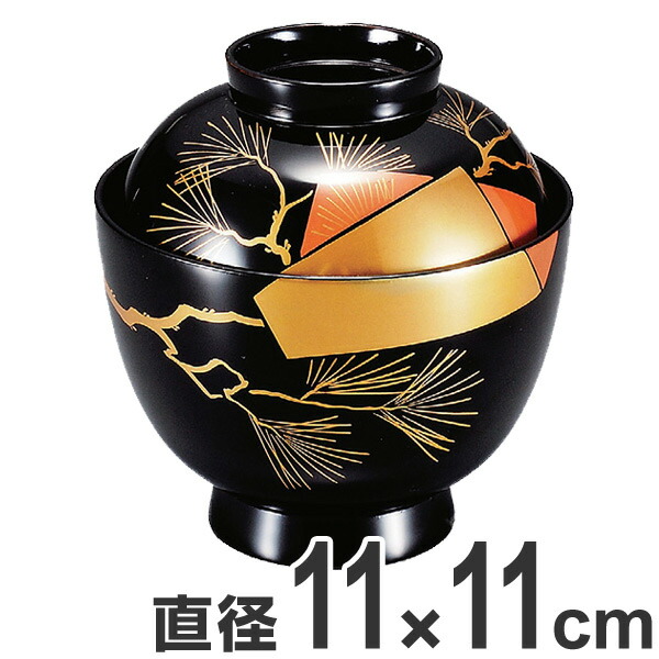 楽天市場】吸い物椀 木製 仙才椀 椿研出 切金張 磨蒔絵 吸物椀 お椀