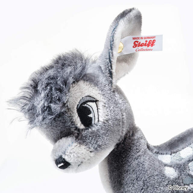 ディズニー バンビ（モノクロ） | ドイツ最高級テディベアのシュタイフ