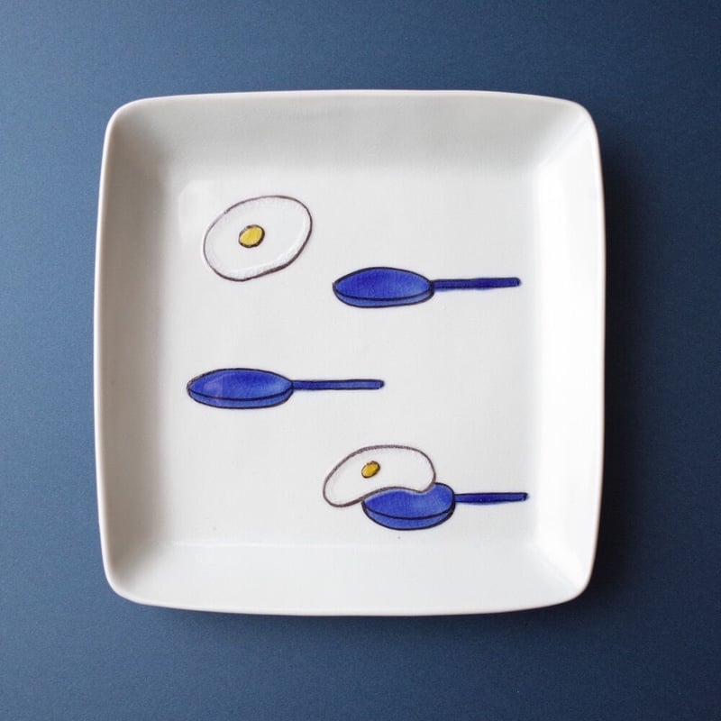 今江未央／IMAE Mio「九谷焼 四角皿 大」 | オトメの金沢 陳列室