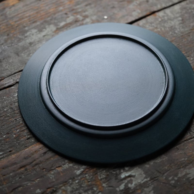 色漆リム皿_青 / 富井貴志 | gallery yaichi