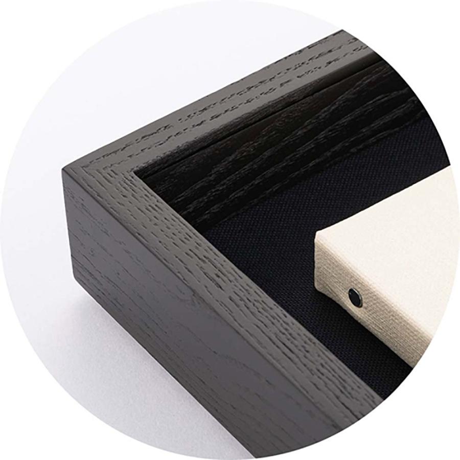 油絵額縁 細角箱15 アクリル付 /220×273(F3)のキャンバス・パネル用(厚