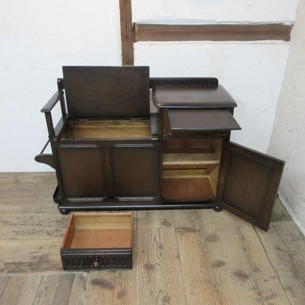 イギリス アンティーク 家具 テレフォンベンチ テレフォンシート