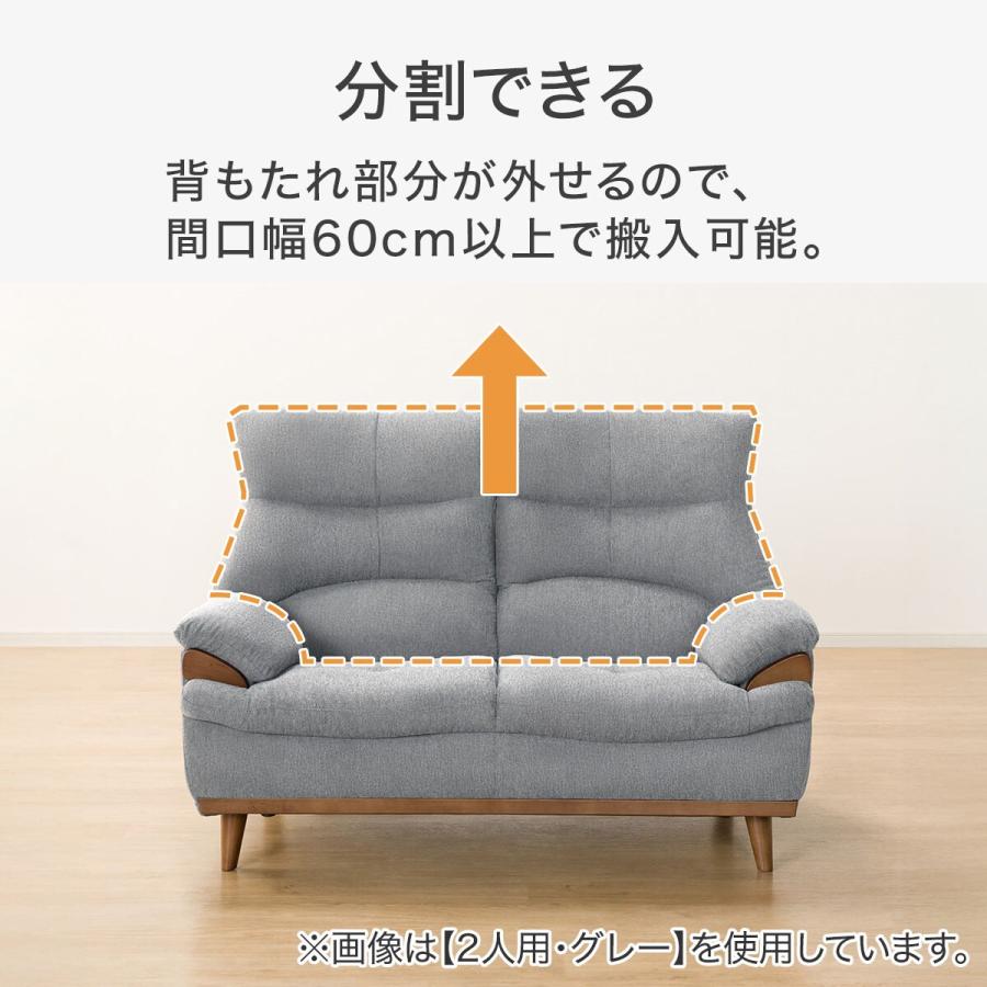 ニトリ（NITORI） 布張り2人掛けソファ(PD02-2 OR) : ニトリ Yahoo!店