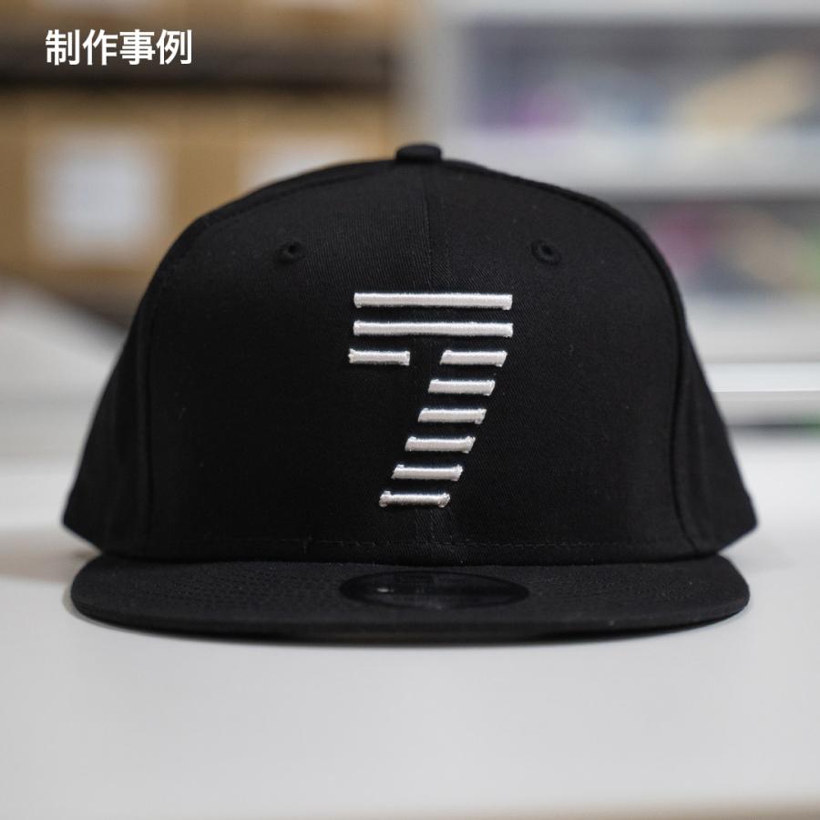 9FIFTY NEW ERA NE400 1文字オリジナルロゴ 3D立体刺繍キャップ