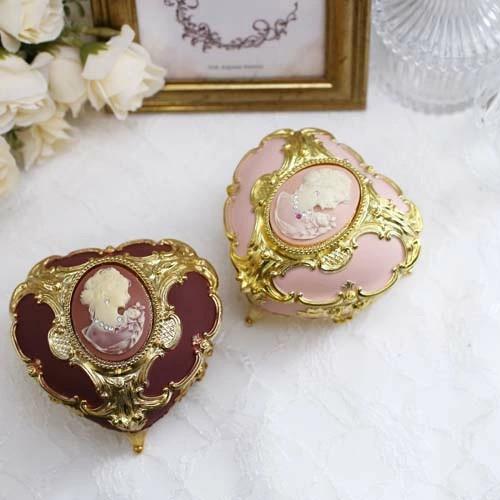 オルゴール ジュエリーボックス 宝石箱 ジュエリーケース カメオ CAMEO