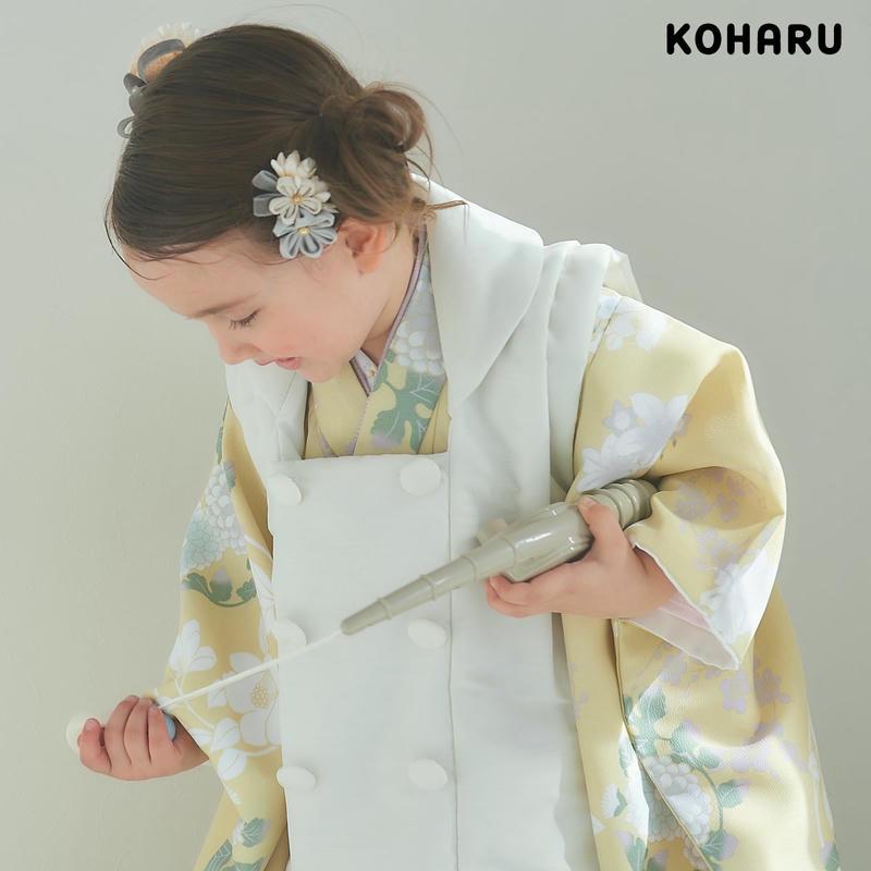 七五三 着物レンタル 3歳 753 コハク ブランド着物 女の子 フルセット