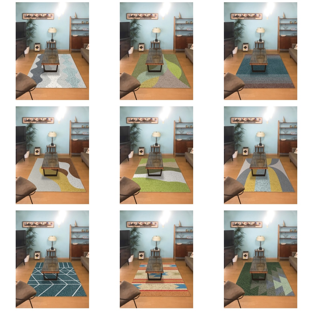 unicoのおしゃれラグ比較！シミュレーションで58枚敷いてみた | 団地