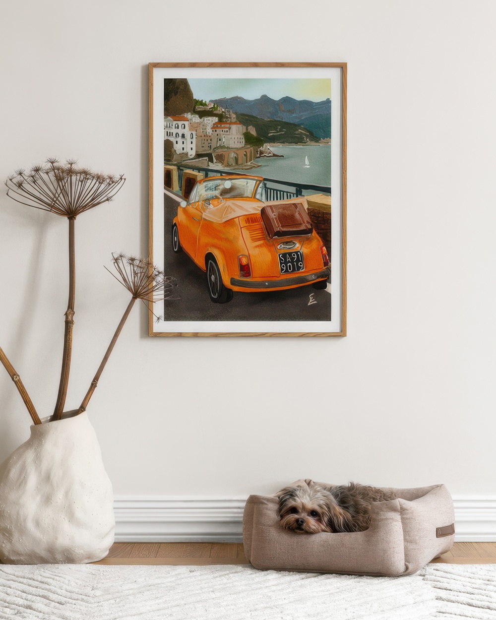 Italian Dream Print – Vintage Poster Print by Ekaterina Zagorska