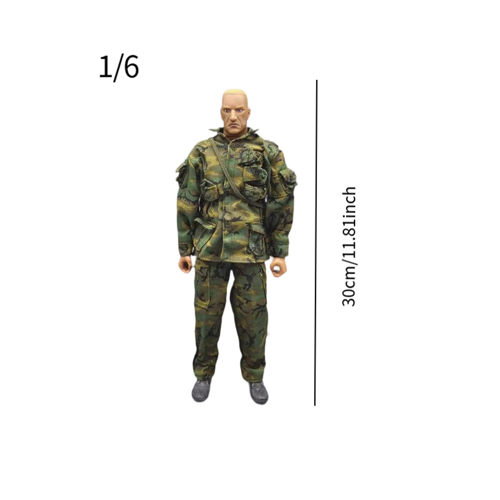 Amazon | KLKCMS 1/6スケール男性アクションフィギュア リアル