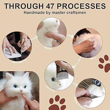 Amazon.co.jp: Chongker 猫ぬいぐるみ リアル 本物そっくり