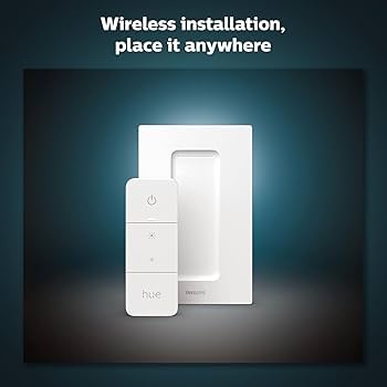 Philips Hue Smart Dimmer Switch with Remote, White - 1 Pack