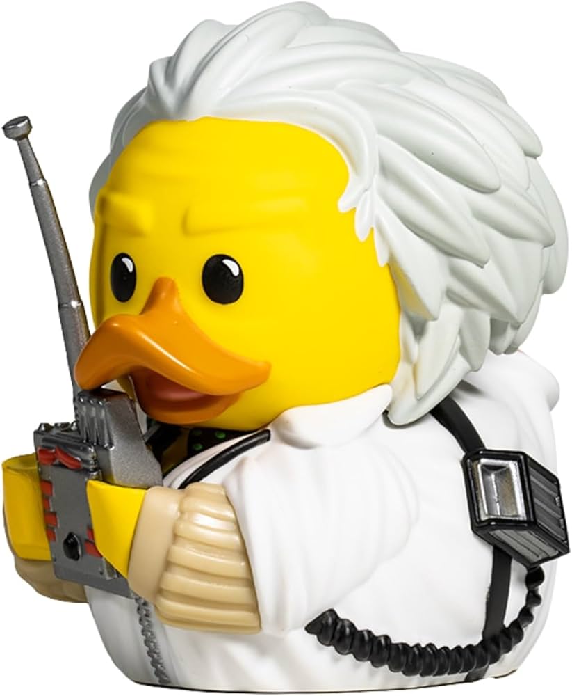 Amazon.com: TUBBZ Boxed Edition Doc Brown Collectible Vinyl Rubber