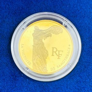 K22 ルーブル美術館開館200周年記念金貨 サモトラケのニケ 100フラン