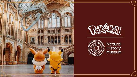 ポケモンとロンドン自然史博物館コラボ】 「ピカチュウat the Museum